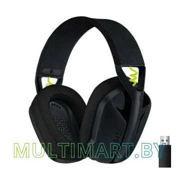 Наушники Logitech G435 Lightspeed (черный/неоновый желтый)